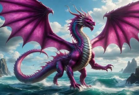DonM - Dragons and Wings and Back view [Flux,SDXL]
