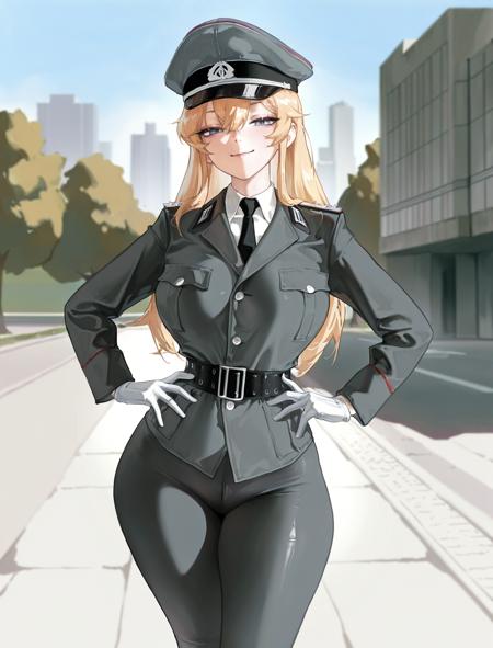 DDR Nationale Volksarmee (NVA) uniform for Illustrious by GlavaKolhoza