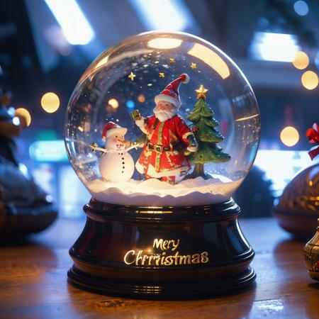 Christmas crystal ball