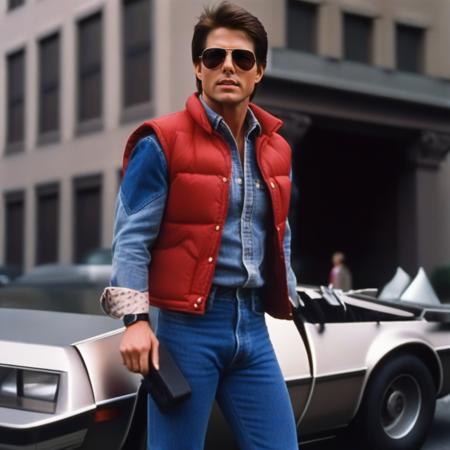Marty McFly style - Back to the future - SDXL
