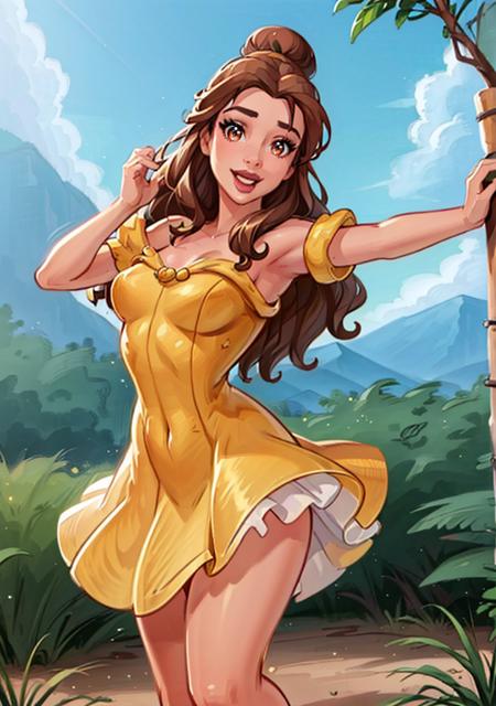Belle Princess (beauty and the beast) - SD 1.5 | XL PONY - Disney by YeiyeiArt