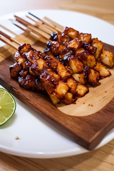 Sate Ayam (Chicken Satay) - Indonesia Dishes