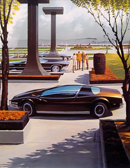 1960's Science Fiction Book Covers - Syd Mead Style - SDXL 1.0