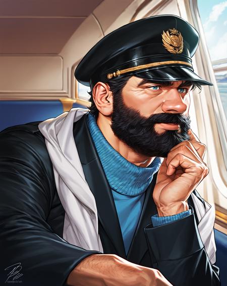 Captain Haddock - The Adventures of Tintin (by Hergé)