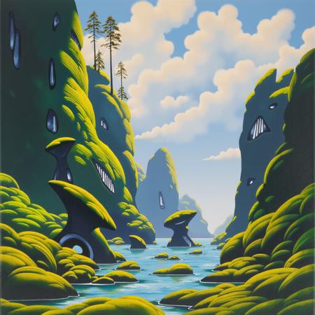 Roger Dean Style for Flux