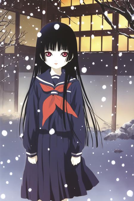 [illustrious XL] Enma Ai/阎魔爱 《JigokuShoujo》/《Hell Girl》/《地狱少女》 - TV Animation Character Style
