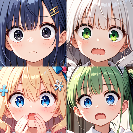 [SDXL] Surprised eyes / 驚いた目版本v2.0 (ID: 1010042)
