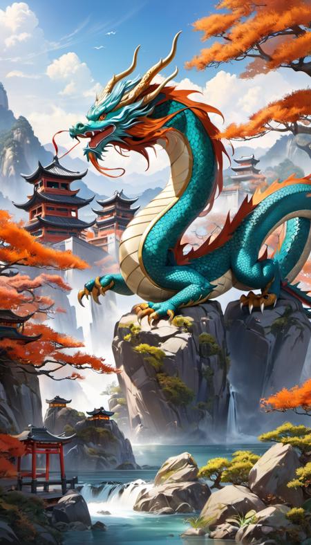 Eastern Dragon LoRA [SD1.5 & SDXL1.0]版本sdxl_v2 (ID: 350048)