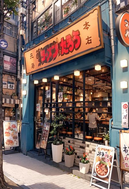神戸のラーメン屋さんT Kobe Ramen Restaurant T SDXL