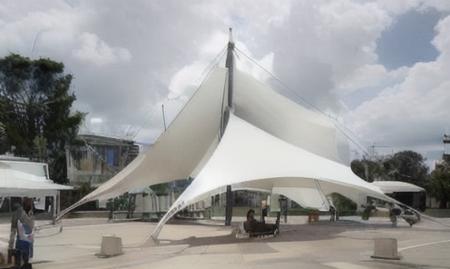 tensile pavilion