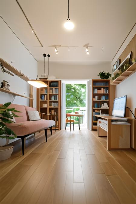 日本の住宅のLDK (living room & dining room & kitchen) SD15