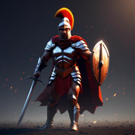 ancient Roman or Greek soldier版本V1 (ID: 1037648)
