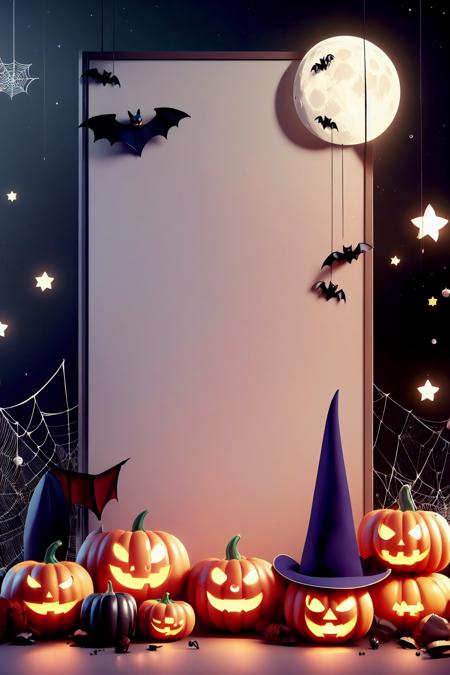 Halloween Pumpkin King and His Friends