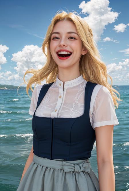 Authentic Dirndl - Traditional Alpine Dress
