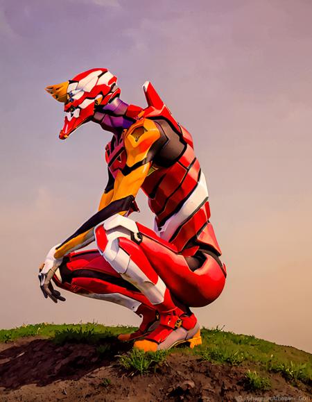 Neon Genesis Evangelion - Eva-02 - SDXL