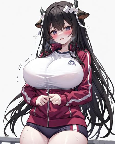 【Concept】Zipping Undersized Track Jacket 胸太大拉链拉不上