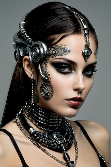 Cyberpunk Giger style
