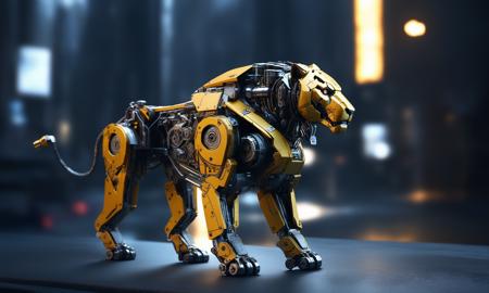 XL Special effects mech art style