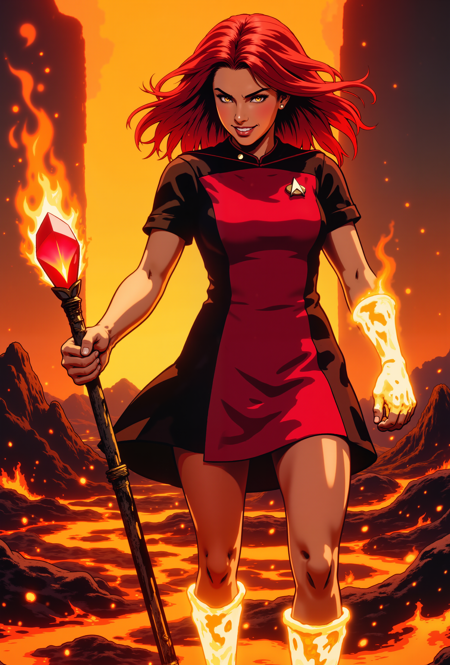 Star Trek TNG uniforms (5 variants) (Flux)