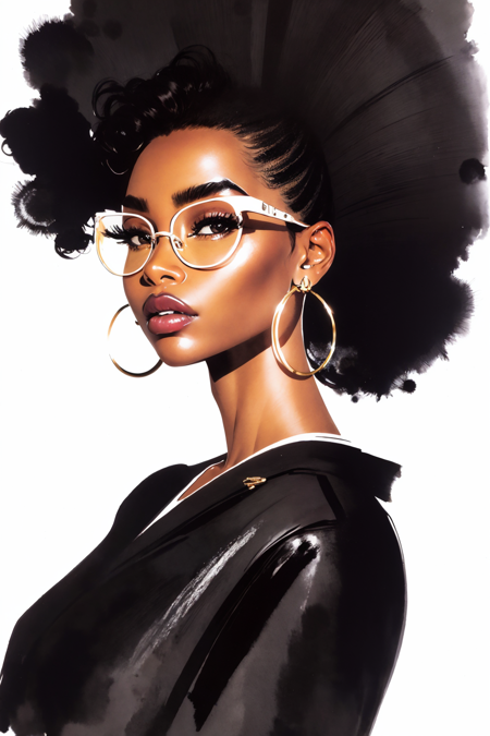 fashion watercolor