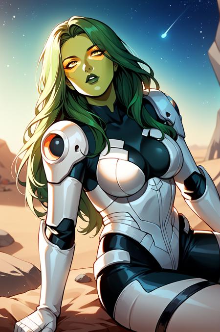 Guardians of the Galaxy - Gamora l PonyXL版本v1.0 (ID: 665484)