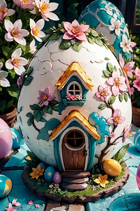 Easter Egg House [SDXL & SD1.5]