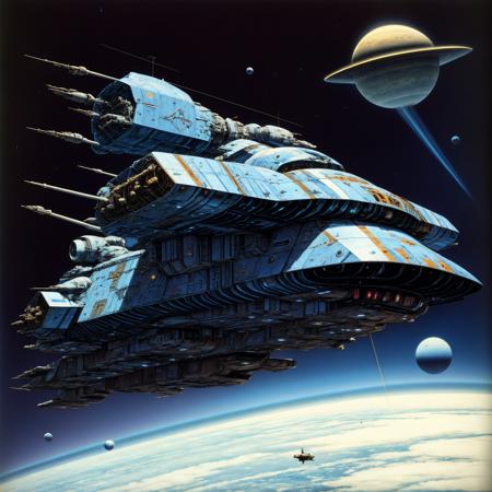 Terran Trade Authority space art style