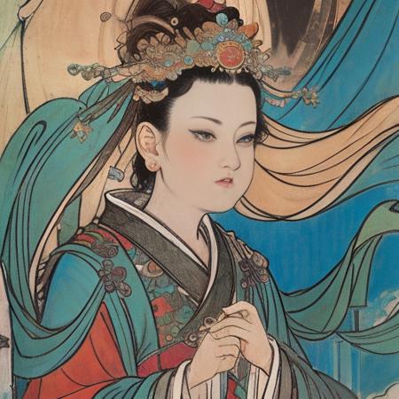 Chinese Mural painting style（中国壁画风）