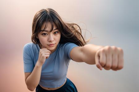 OpenPose, punching viewer,incoming punch,bare fist,