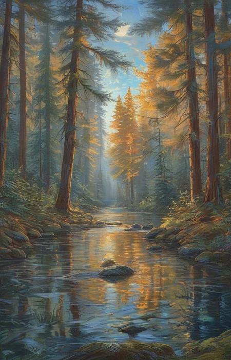 A flowing vector art that is better paired with forests and rivers - tangbohu [SDXL] 62