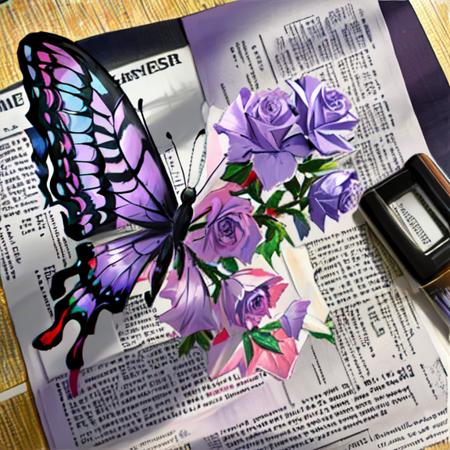 butterflyRoseC