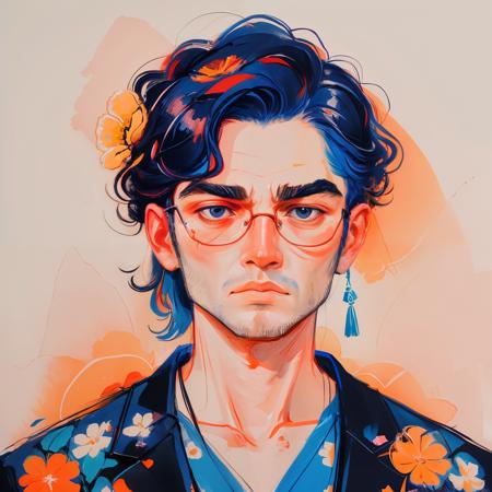 Gouache. LoRA