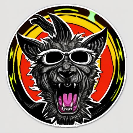 Neon Sticker