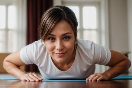 OpenPose, practicing push-up