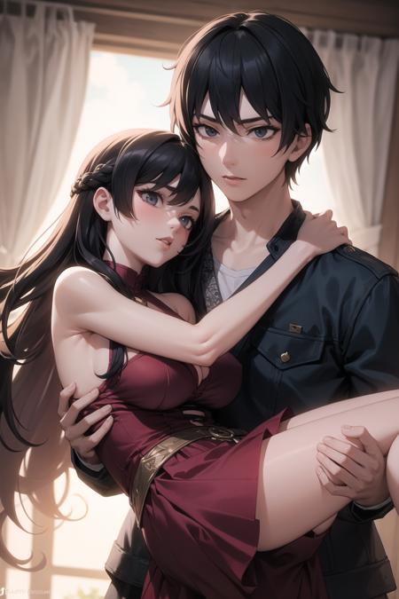 Carrying person / Princess carry