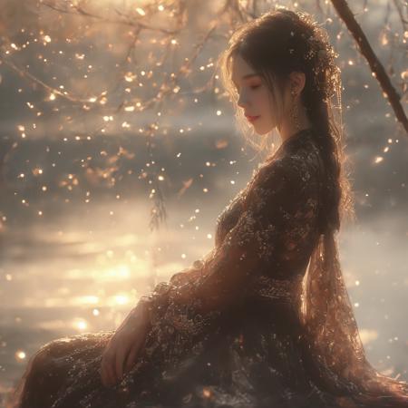 Anchemix chinese dress 暗可写真 古装 纱裙 SDXL