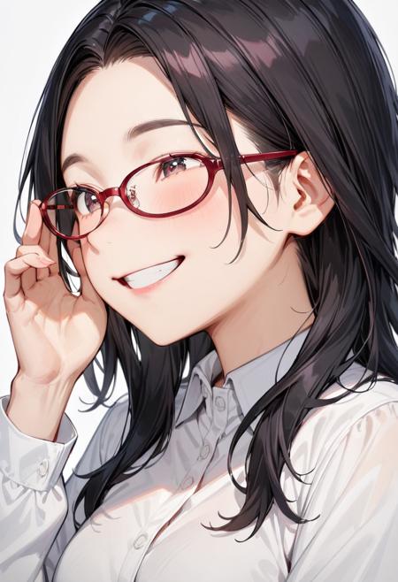 oval cell frame glasses2 SDXL