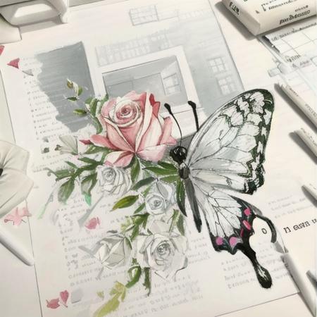 butterflyRoseC