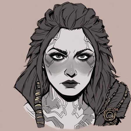 Woman Cyberpunk God Of War