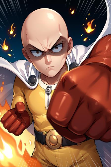 Saitama サイタマ | One Punch Man | 2 Outfits [Pony XL]