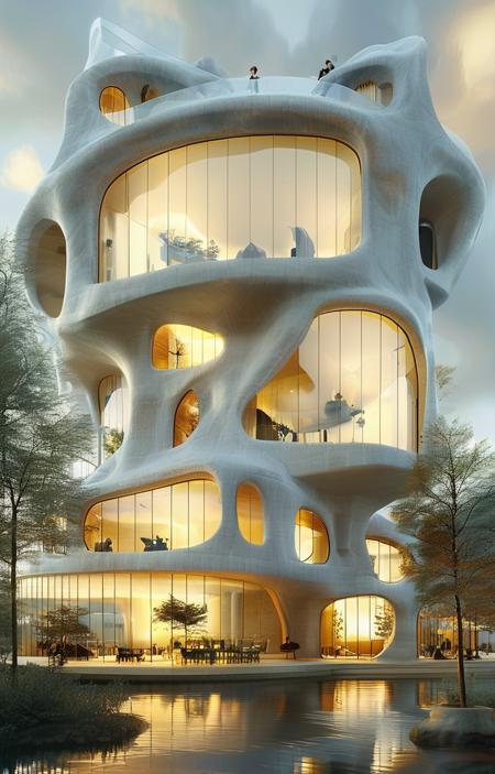 designed by Henning Larsen [SDXL] 390