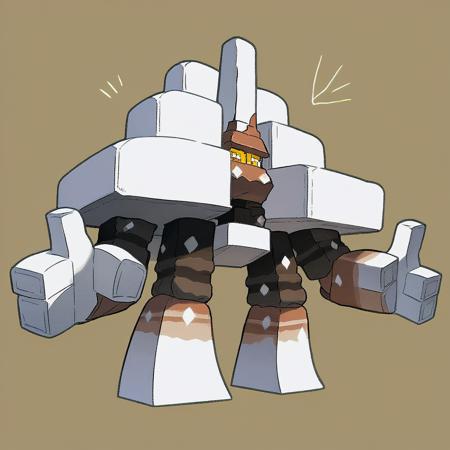 Various Pokemon for Pony版本Garganacl (ID: 680294)