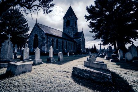 Edob Church Cemetery Creepy Night
