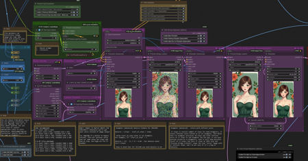 FLUX-[All in one]-Advanced workflow with Leftover noise return and High-res Fix.