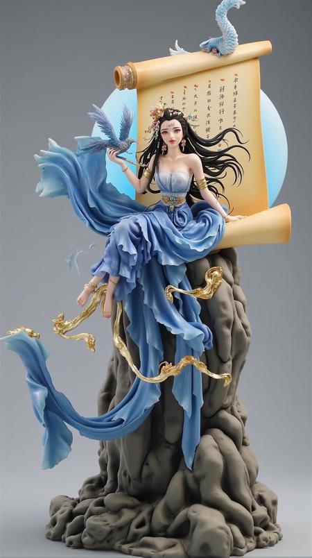 汉服手办_粘土风(2.5D)_flux lora版本v1.0 (ID: 1032343)
