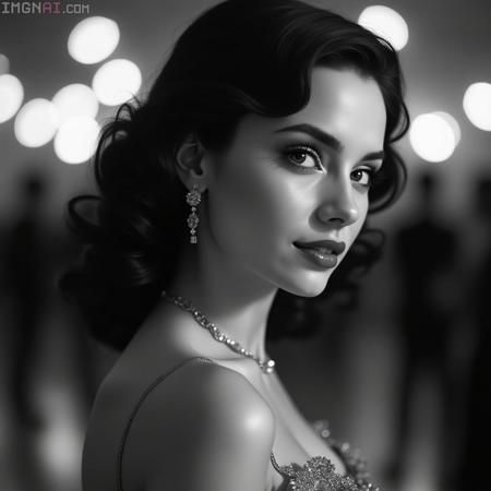 black and white