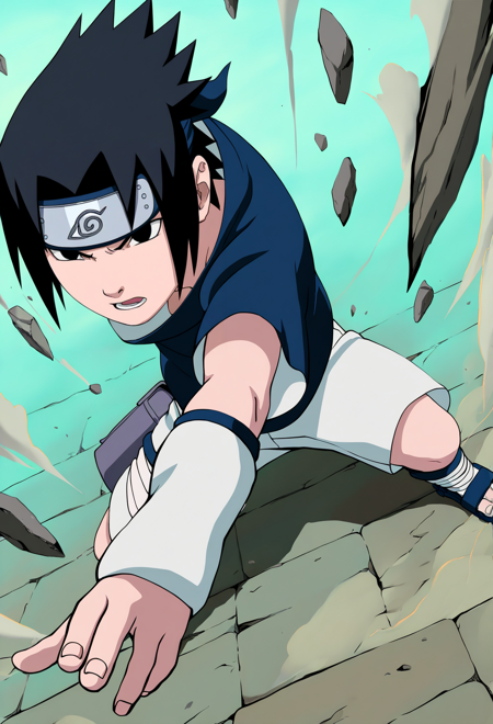 Sasuke Uchiha Genin - Naruto - IllustriousXL - Noob LORA