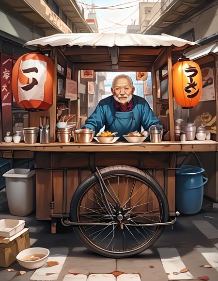 ラーメン屋台(ramen Market stall)