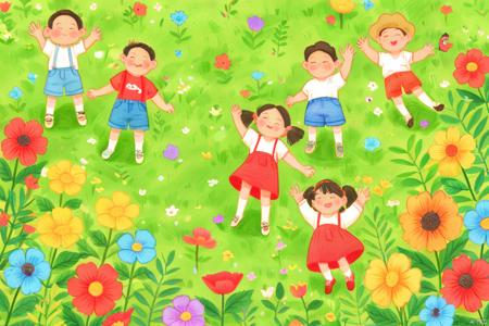 kolors-Children's picture book style Lora