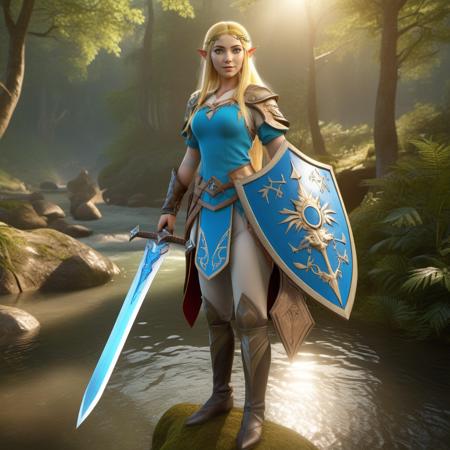 Princess Zelda - SDXL Realistic & 3D
